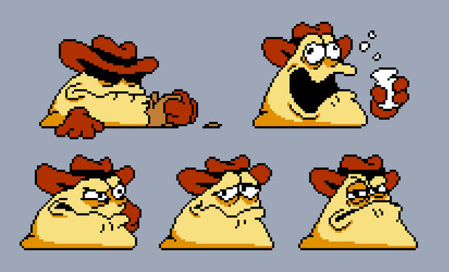 The Vigilante's custom sprites